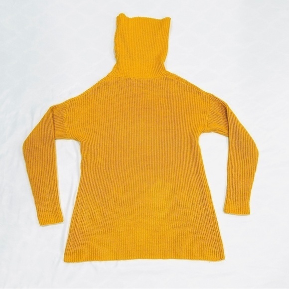 Halogen Mustard Yellow Chunky Turtleneck Sweater - Picture 8 of 8